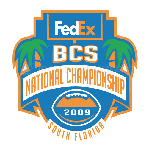 BCS Championship Game Primary Logos 2009 Iron-on Transfers (Heat Transfers) N3246